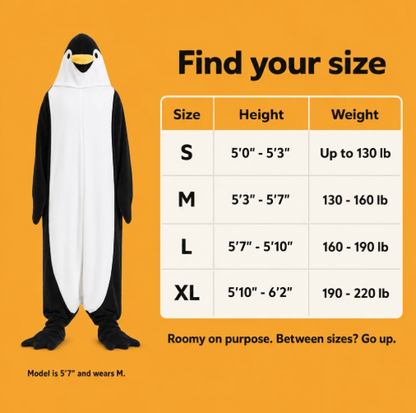 Kids Waddly Penguin Onesie
